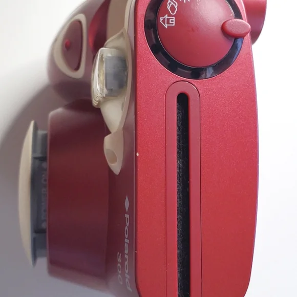 Polaroid PIC-300 Instant Film Camera (Red)